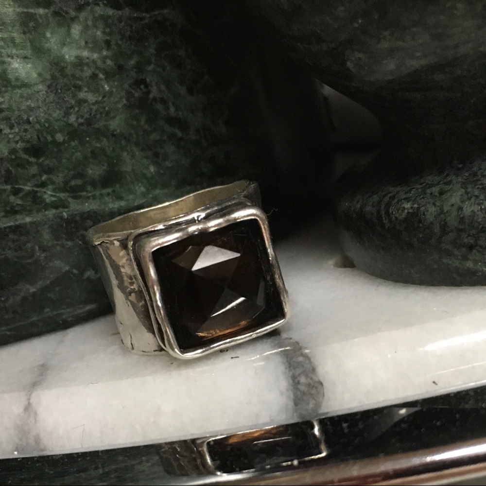 Silpada Smokey quartz ring